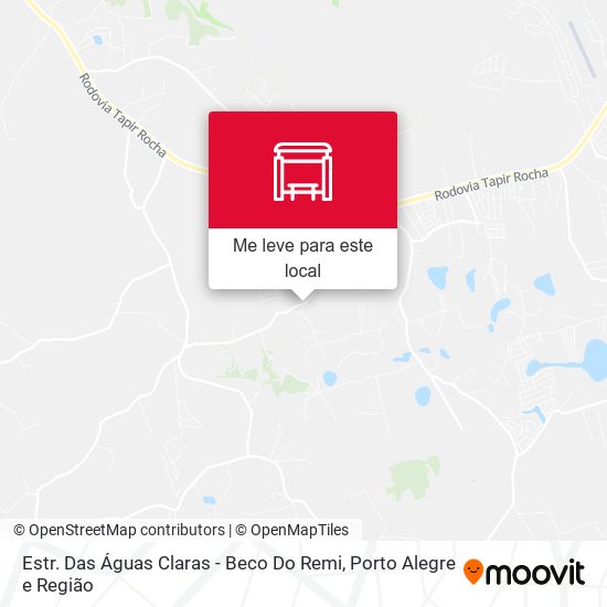 Estr. Das Águas Claras - Beco Do Remi mapa