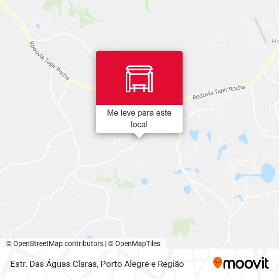 Estr. Das Águas Claras mapa