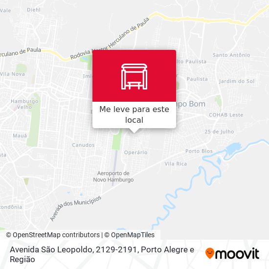Avenida São Leopoldo, 2129-2191 mapa