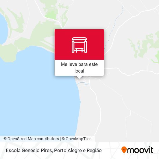 Escola Genésio Pires mapa