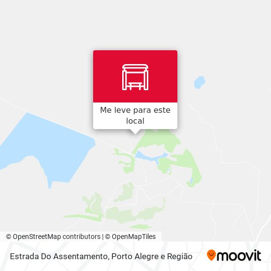 Estrada Do Assentamento mapa