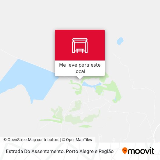 Estrada Do Assentamento mapa