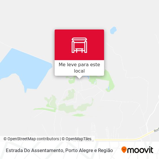 Estrada Do Assentamento mapa