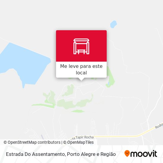 Estrada Do Assentamento mapa