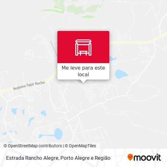 Estrada Rancho Alegre mapa