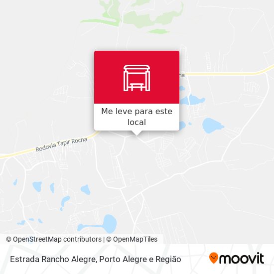 Estrada Rancho Alegre mapa