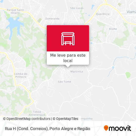 Rua H (Cond. Correios) mapa