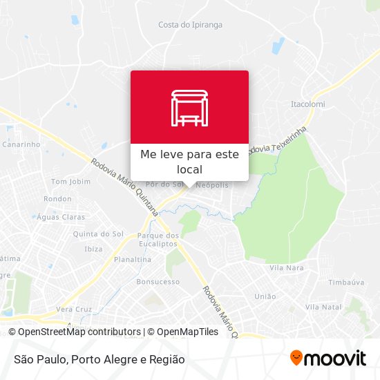 São Paulo mapa