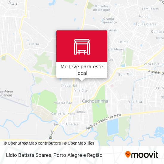 Lídio Batista Soares mapa