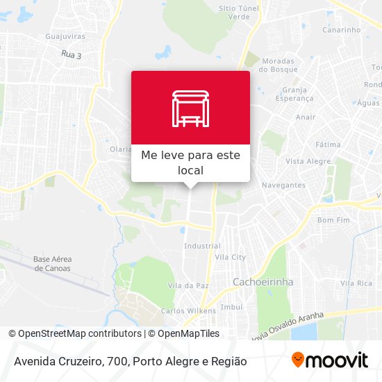Avenida Cruzeiro, 700 mapa