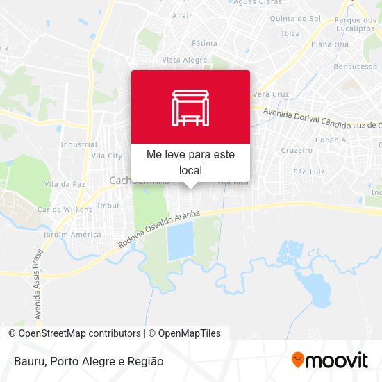 Bauru mapa