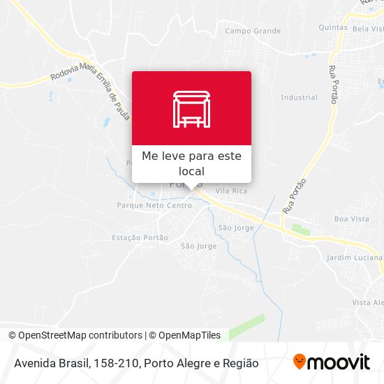 Avenida Brasil, 158-210 mapa