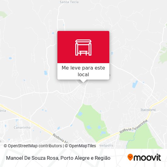 Manoel De Souza Rosa mapa