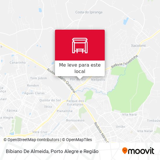 Bibiano De Almeida mapa