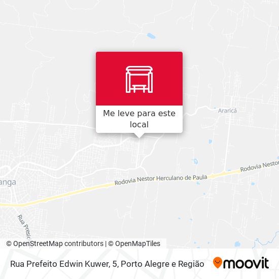 Rua Prefeito Edwin Kuwer, 5 mapa