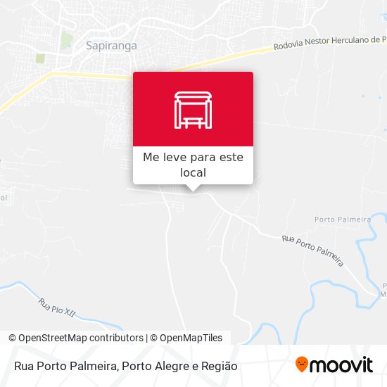 Rua Porto Palmeira mapa