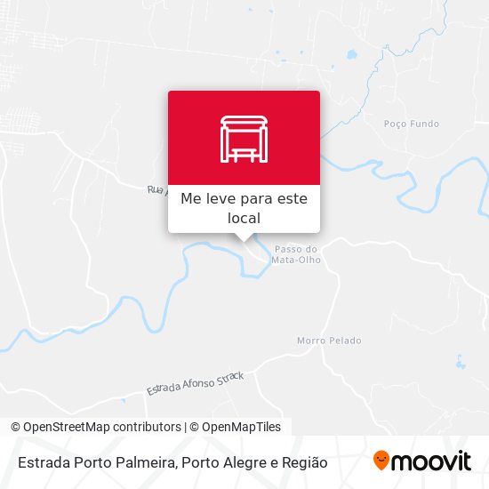 Estrada Porto Palmeira mapa