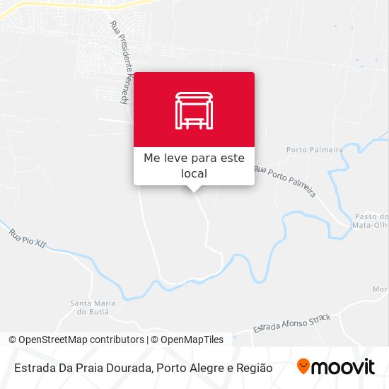 Estrada Da Praia Dourada mapa