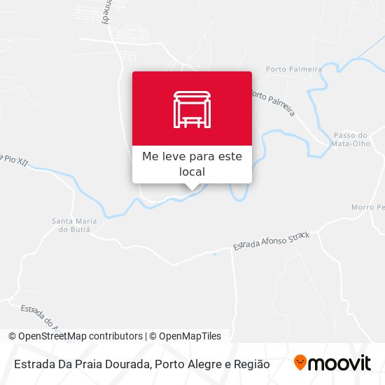 Estrada Da Praia Dourada mapa