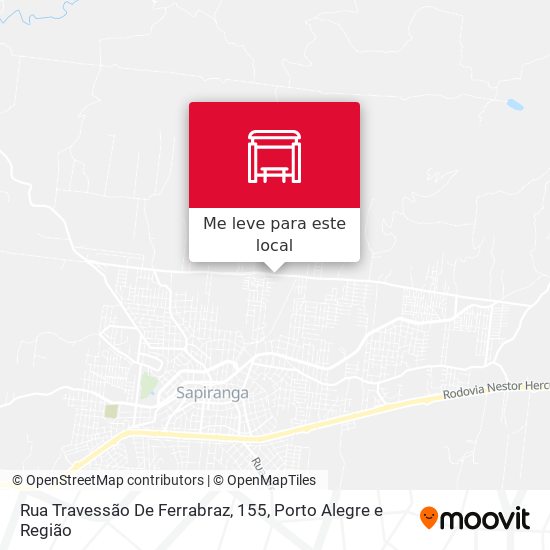 Rua Travessão De Ferrabraz, 155 mapa