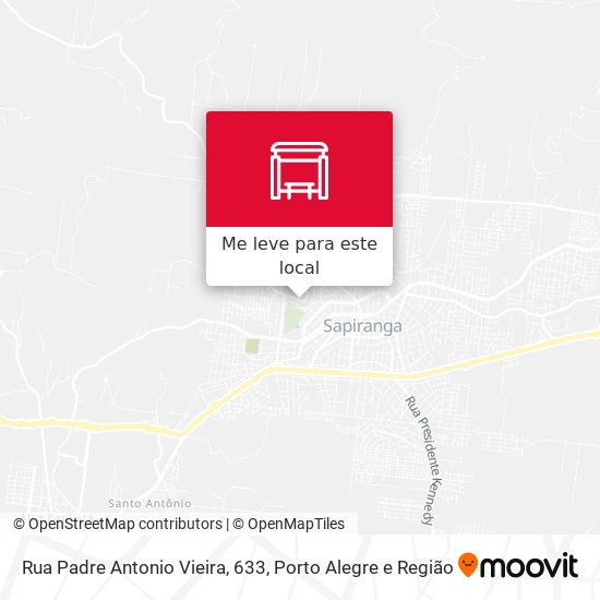 Rua Padre Antonio Vieira, 633 mapa
