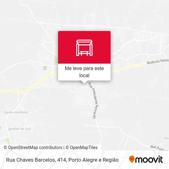 Rua Chaves Barcelos, 414 mapa