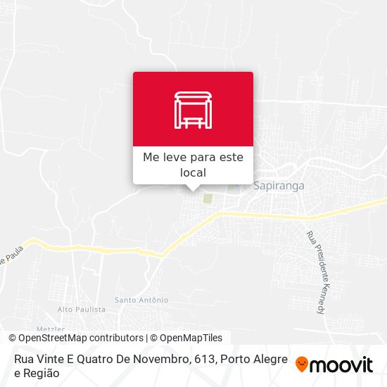 Rua Vinte E Quatro De Novembro, 613 mapa