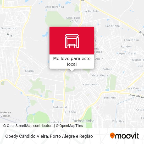 Obedy Cândido Vieira mapa