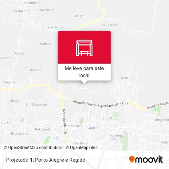 Projetada 1 mapa