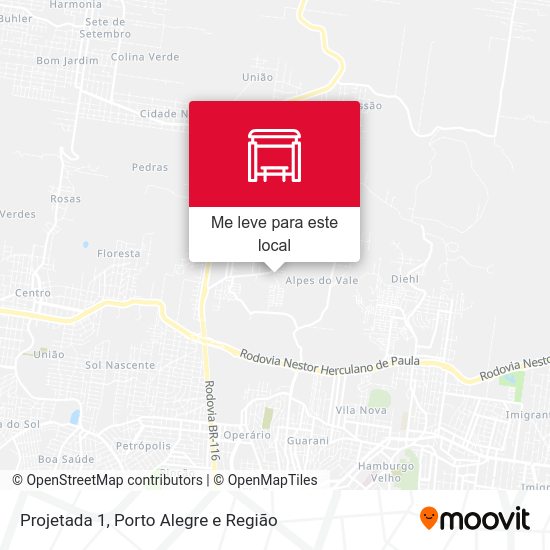 Projetada 1 mapa