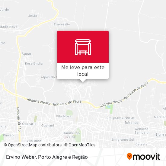 Ervino Weber mapa