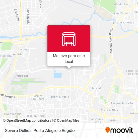 Severo Dullius mapa
