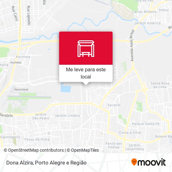 Dona Alzira mapa
