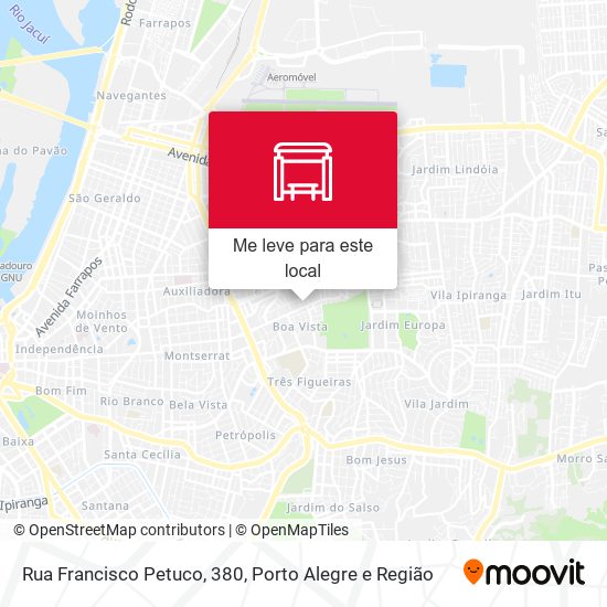 Rua Francisco Petuco, 380 mapa