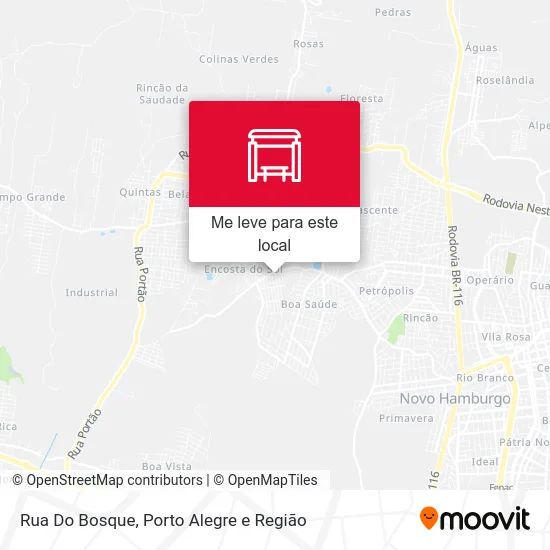 Rua Do Bosque mapa