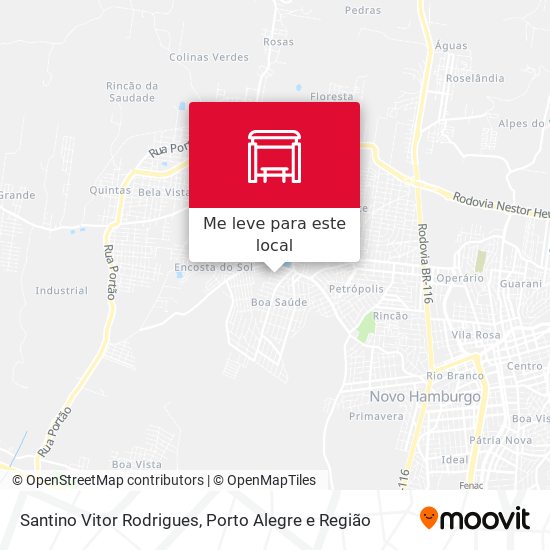 Santino Vitor Rodrigues mapa