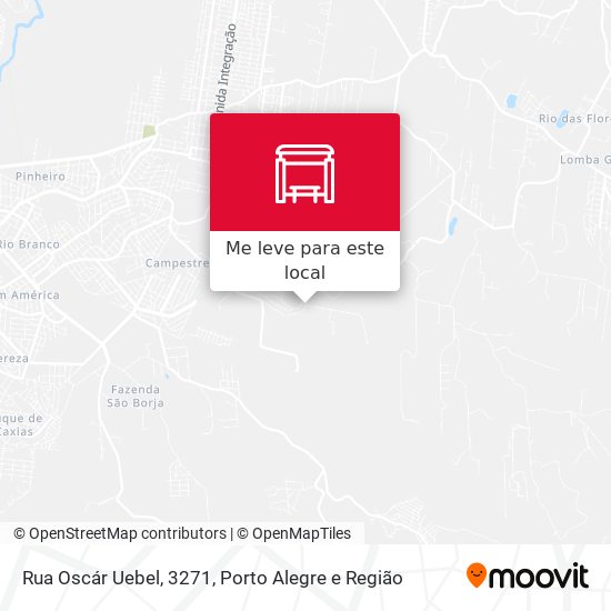 Rua Oscár Uebel, 3271 mapa