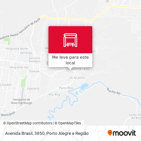 Avenida Brasil, 3850 mapa