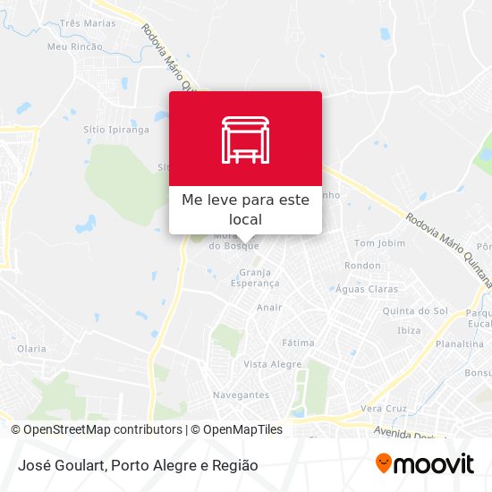 José Goulart mapa