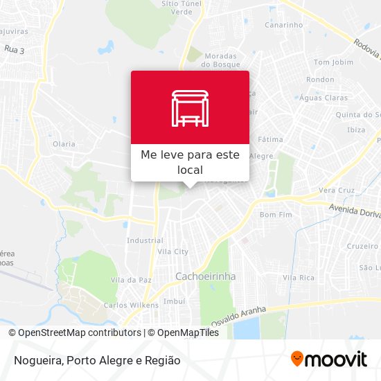 Nogueira mapa