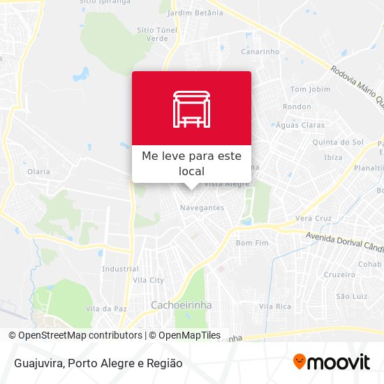 Guajuvira mapa