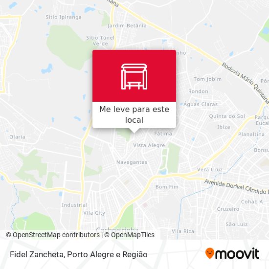 Fidel Zancheta mapa