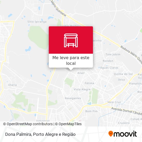 Dona Palmira mapa
