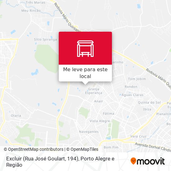 Excluir (Rua José Goulart, 194) mapa