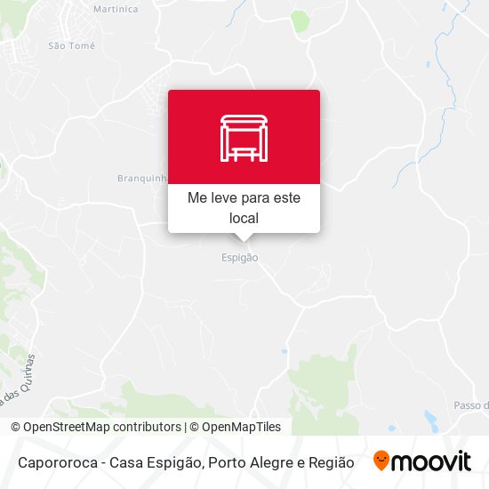 Capororoca - Casa Espigão mapa