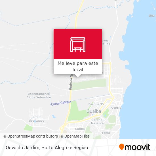 Osvaldo Jardim mapa