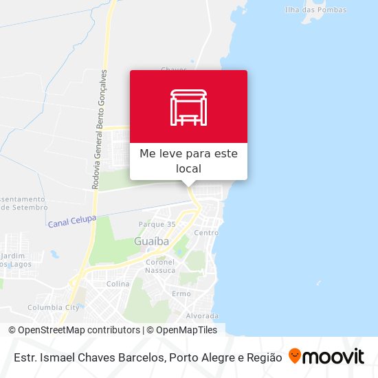 Estr. Ismael Chaves Barcelos mapa