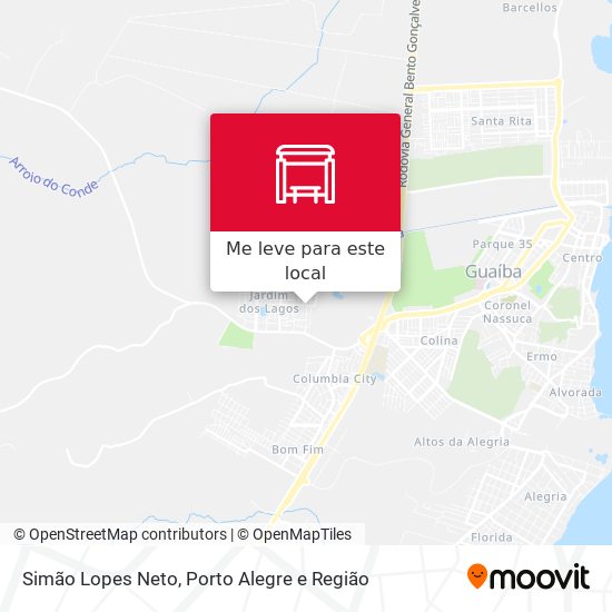 Simão Lopes Neto mapa