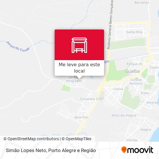 Simão Lopes Neto mapa