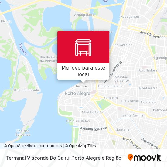 Terminal Visconde Do Cairú mapa